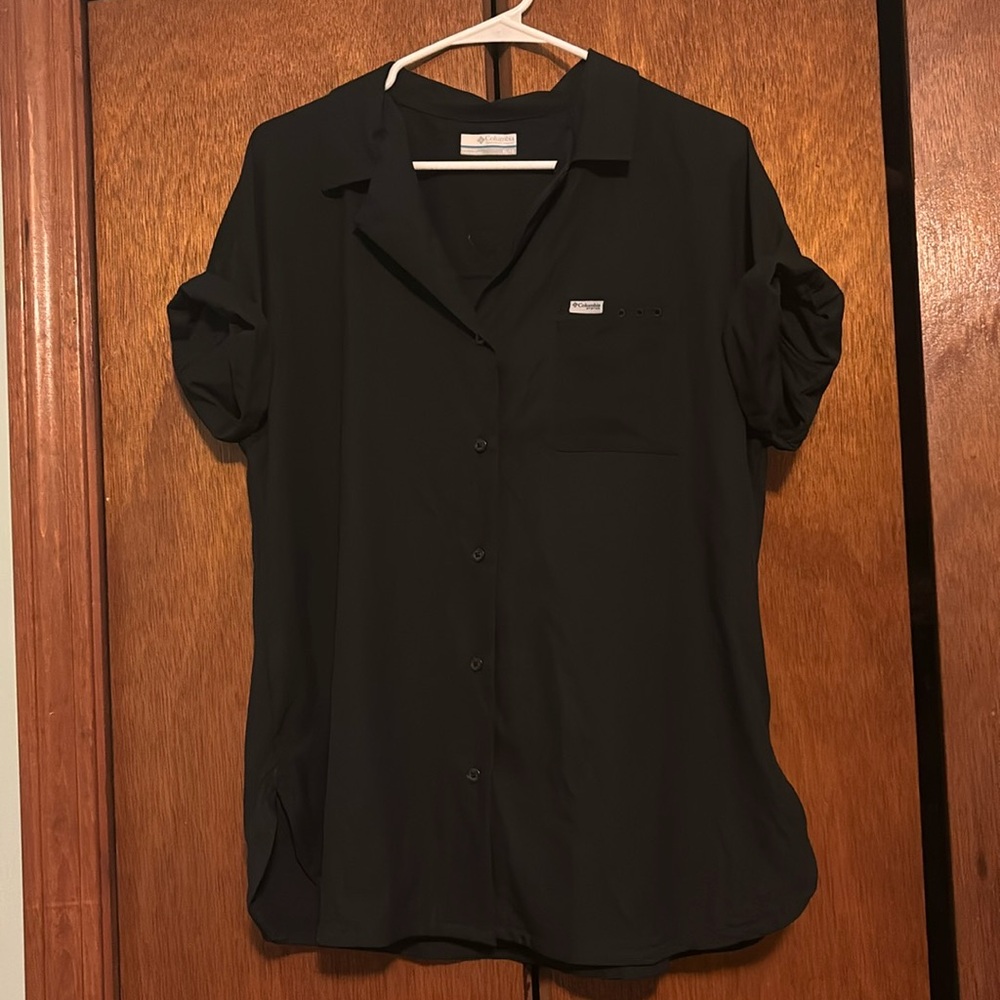 Columbia performance fishing gear women’s XL black shirt